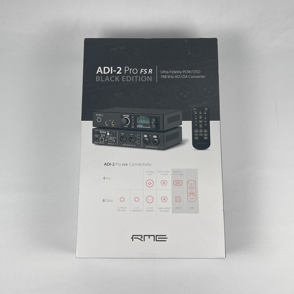 RME ADI-2 Pro FS R PCM/DSD 768 kHz AD/DA Converter - Black - [102923]