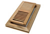 Floor Mechanics Red Oak 4" x 10" Wood Vent - Flush Mount No Damper (10/Box)