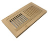 Floor Mechanics White Oak 4" x 10" Wood Vent - Flush Mount w Damper (10/Box)