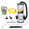 ProTeam Super CoachVac 10 qt. Backpack Vacuum w/ Xover Multi-Surface Telescoping Wand Tool Kit