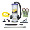 ProTeam Super CoachVac 10 qt. Backpack Vacuum w/ ProBlade Hard Surface Floor Tool Kit