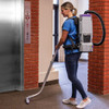ProTeam GoFree Flex Pro II, 6 Ah, 6 qt. Cordless Backpack Vacuum w/ Xover Multi-Surface Two-Piece Wand Tool Kit