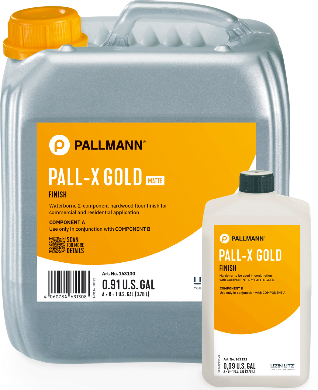 Pallmann Pall-x Gold A and B with new label