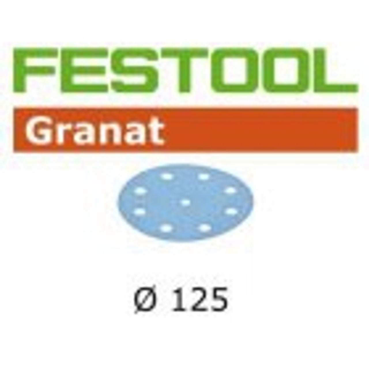 Festool D125 Granat Discs