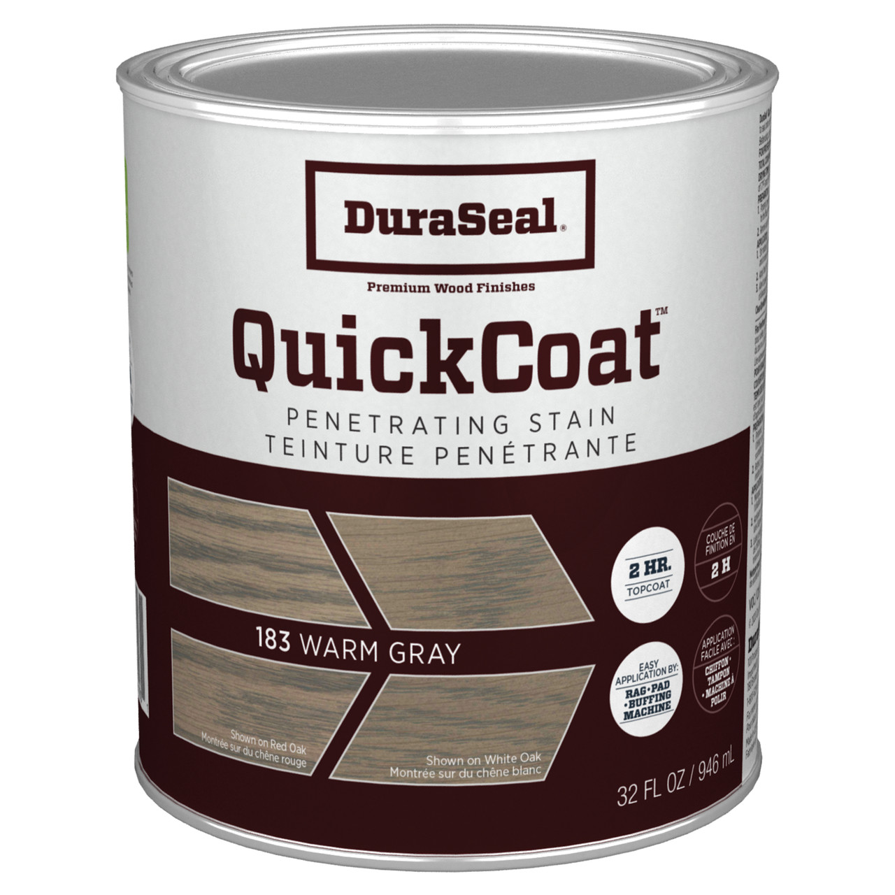 DuraSeal Quick Coat Stain - Warm Gray/Grey Quart