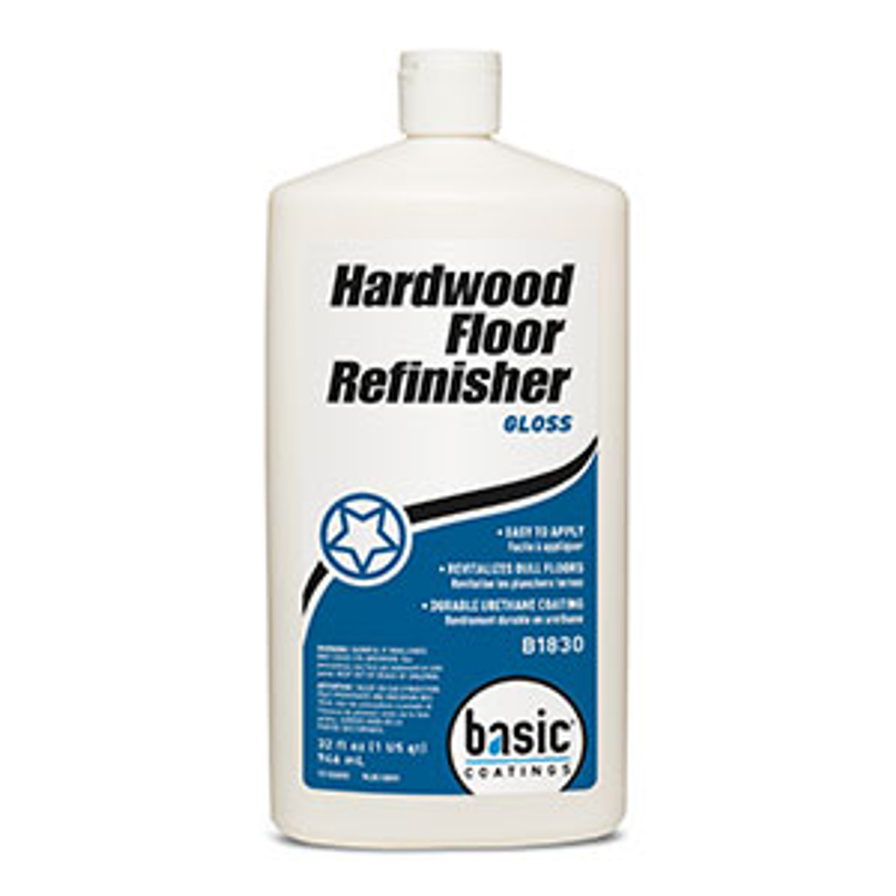 Basic Coatings Hardwood Floor Refinisher Gloss Quart Floor Mechanics