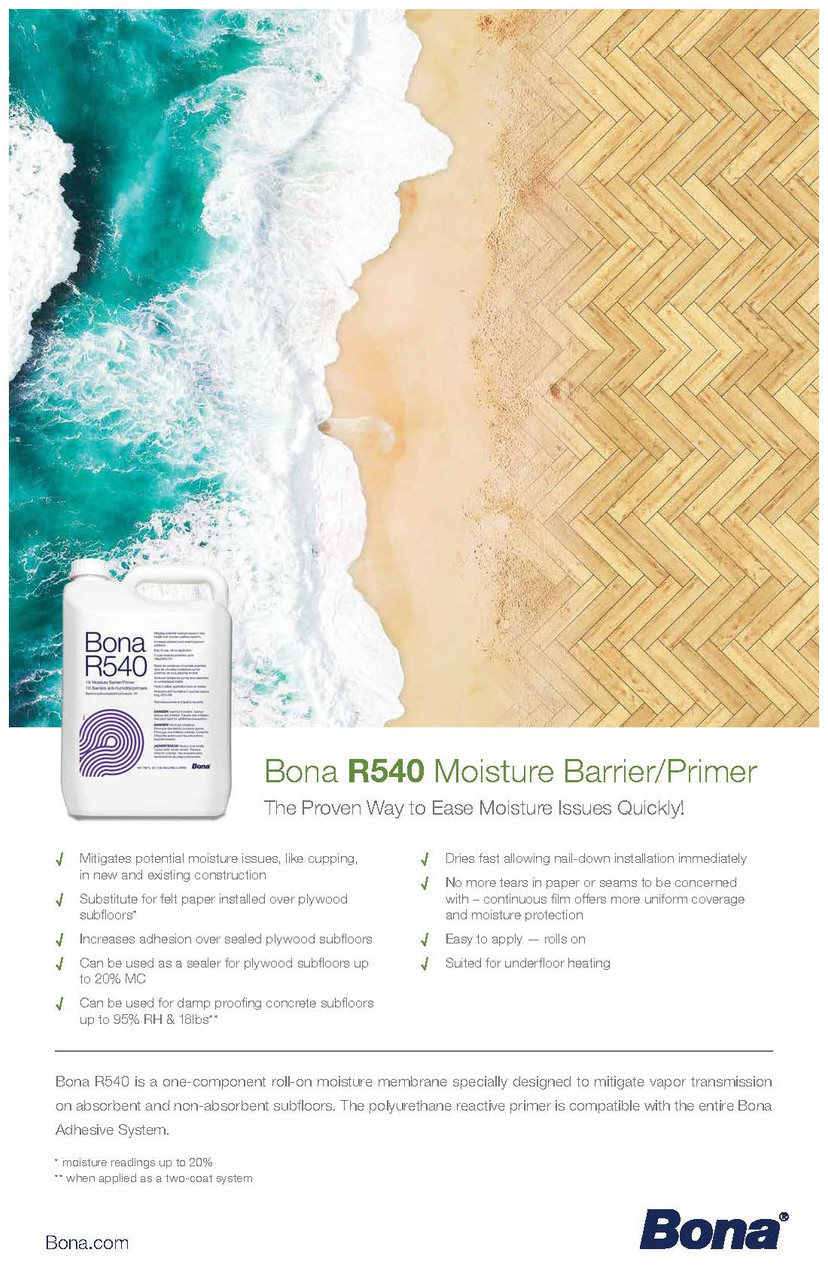 Bona R540 Moisture Barrier Protection