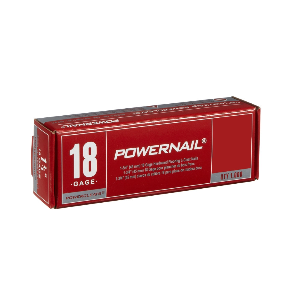 Powernail LCleats 18 GA 1 3/4" (1,000/Box) Floor Mechanics The