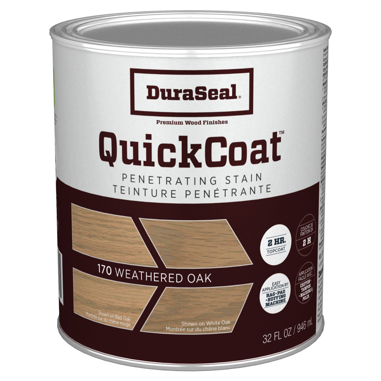 DuraSeal Quick Coat Stain - Weathered Oak Quart