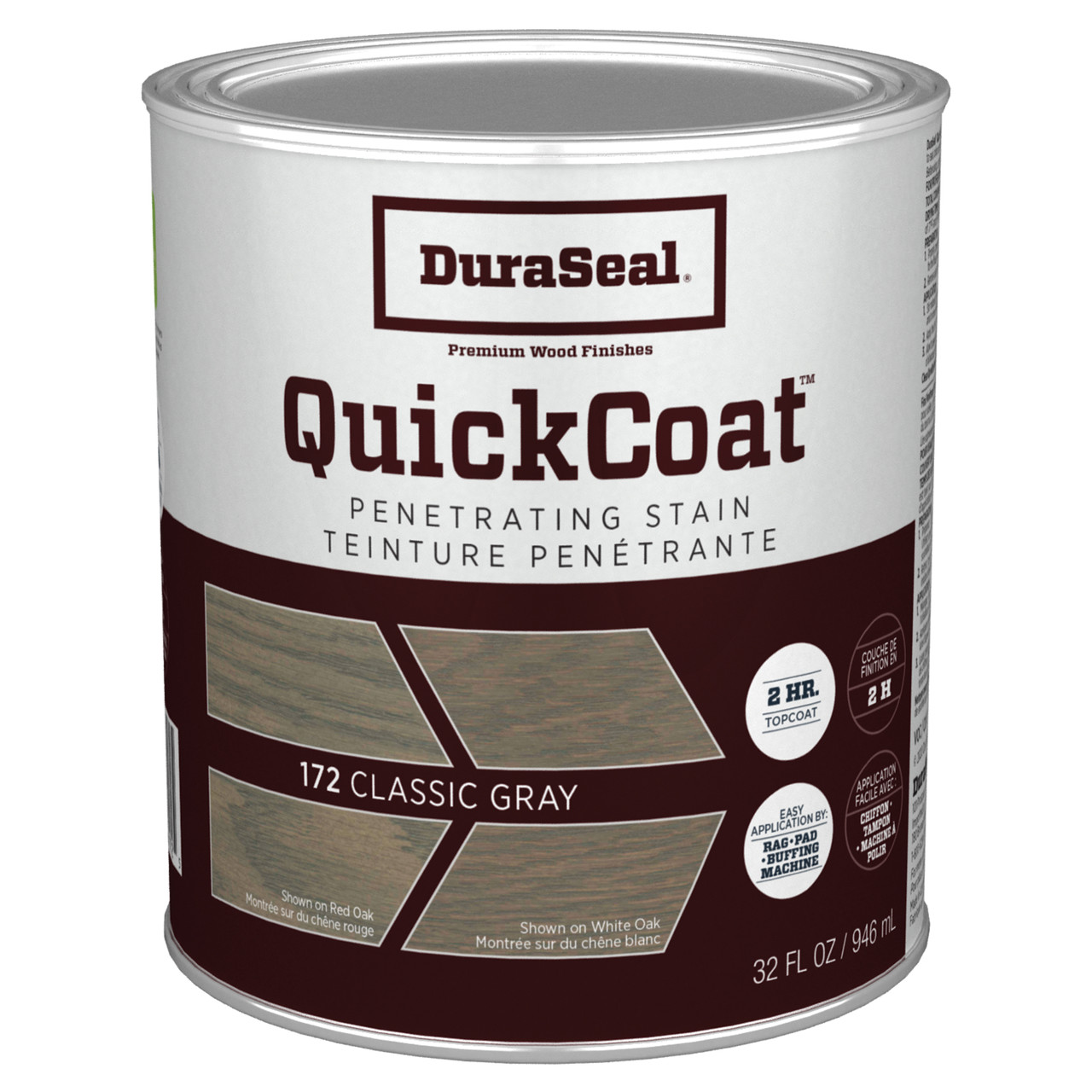 DuraSeal Quick Coat Stain - Classic Grey/Gray Quart