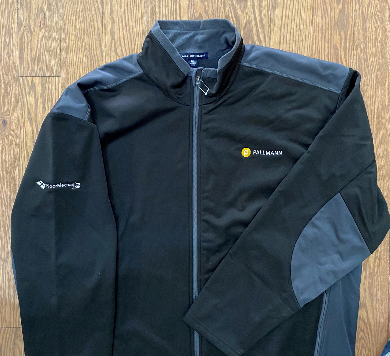 Pallman Zip Up Port Authority Black Jacket - 2XL