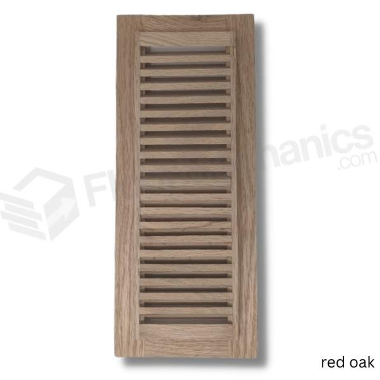 Floor Mechanics 4" x 12" Wood Vent - Insert Model