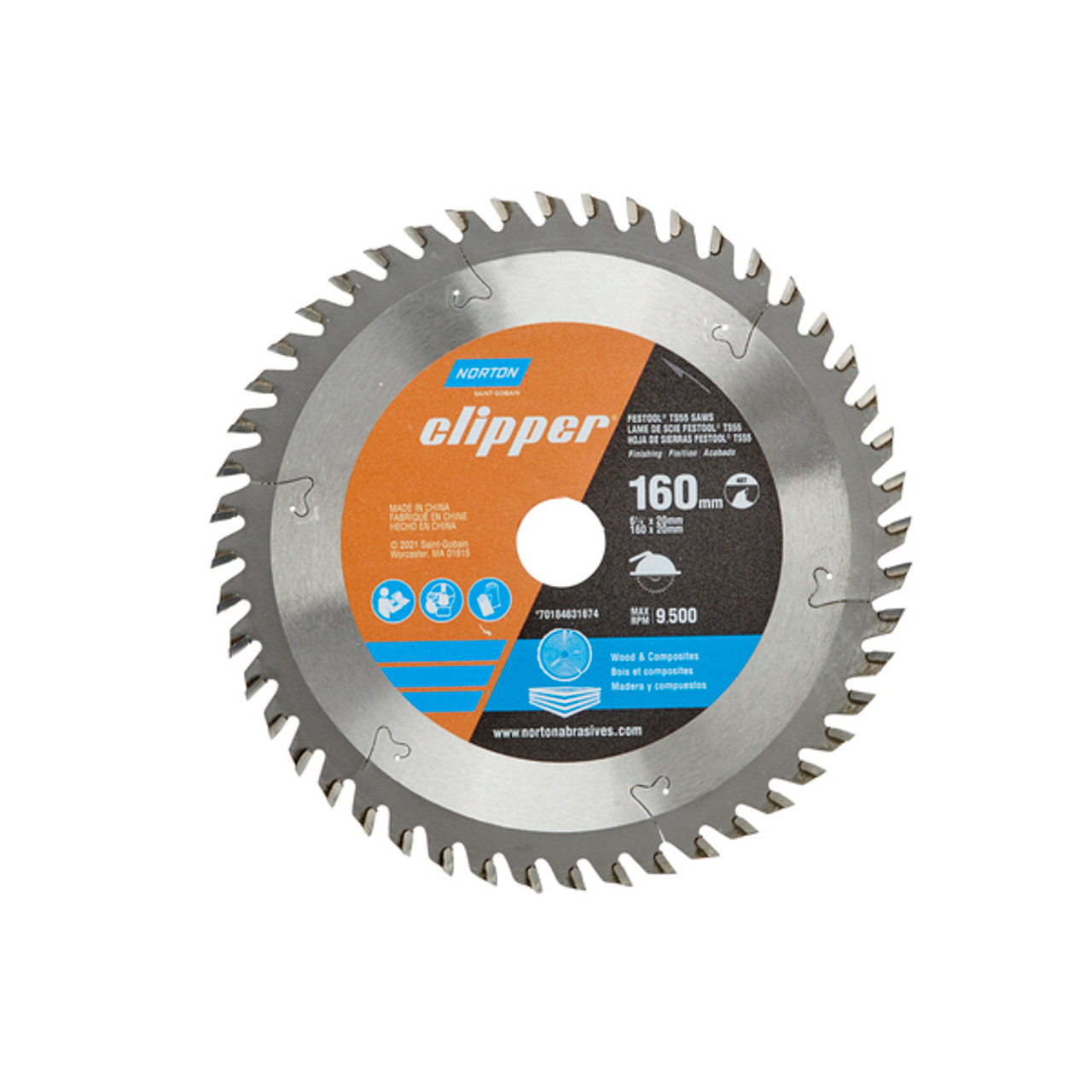 Norton Clipper Circular Saw Blade - 6-1/4" 48T