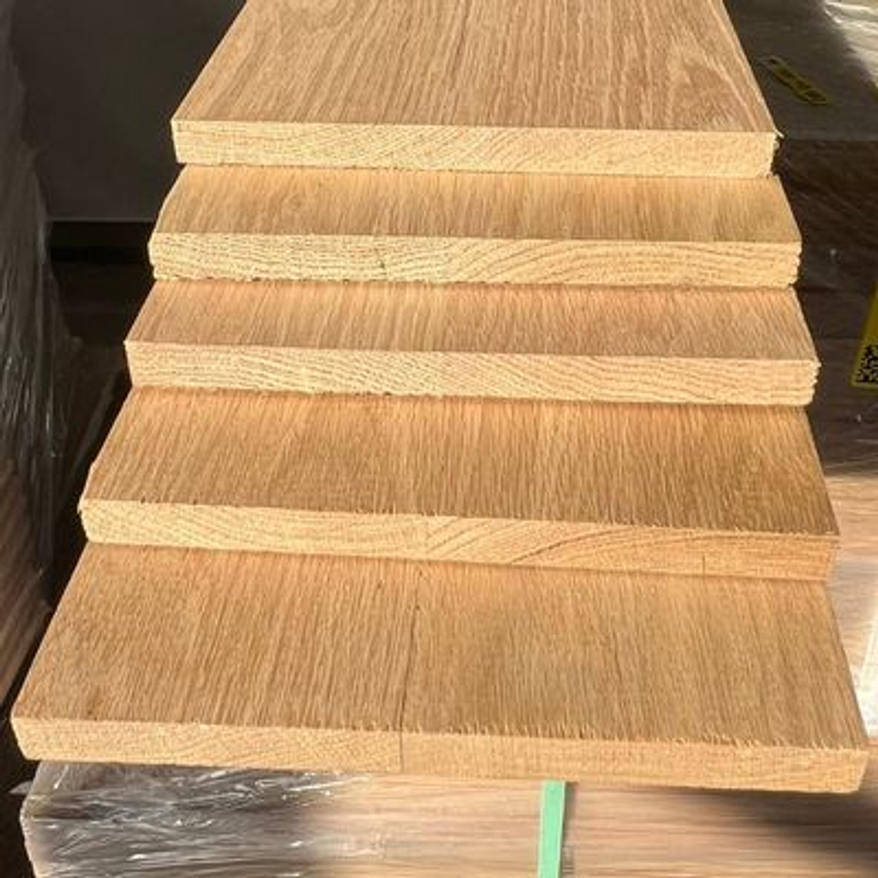 48" Unfinished Stair Riser- Red Oak