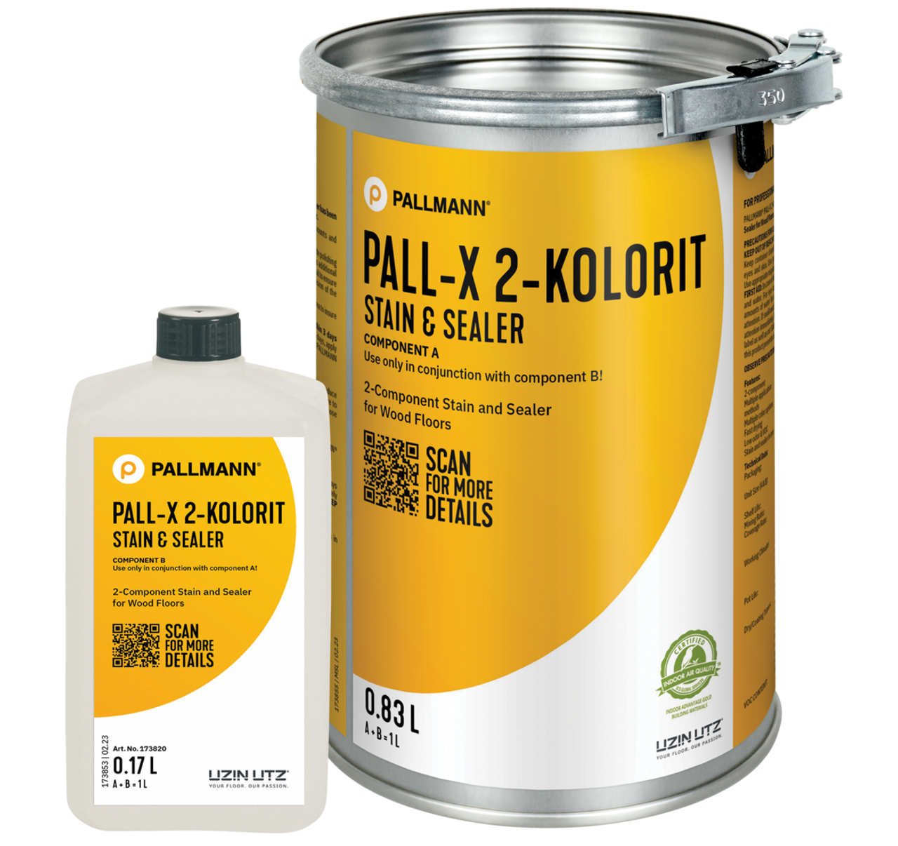 Pallmann Pall-X 2-Kolorit Liter + Hardener in Rye