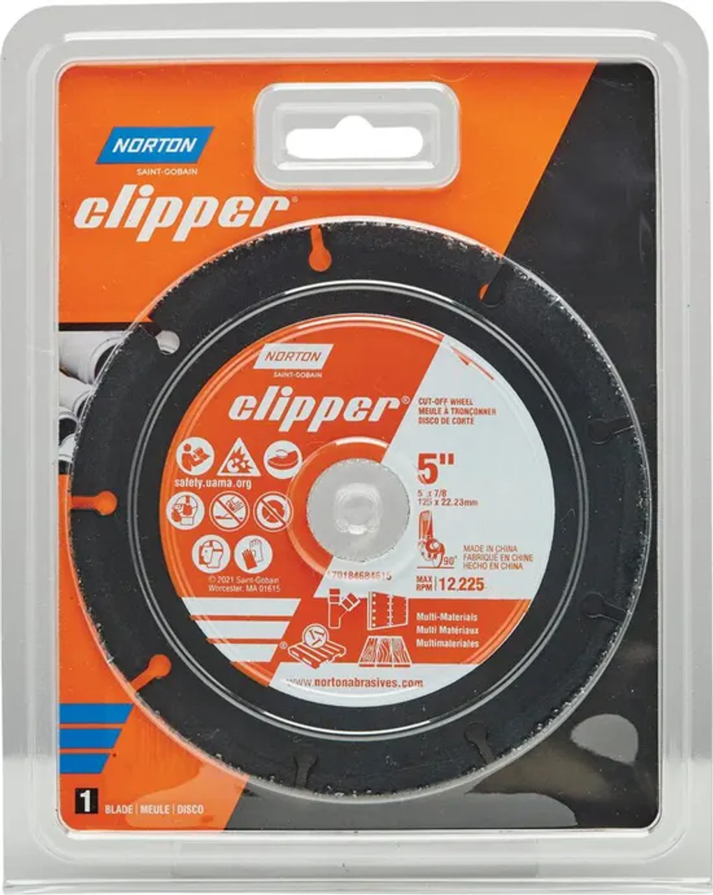 5 x 7/8 In. Clipper EP Carbide Angle Grinder Saw Blade - Cut-Off