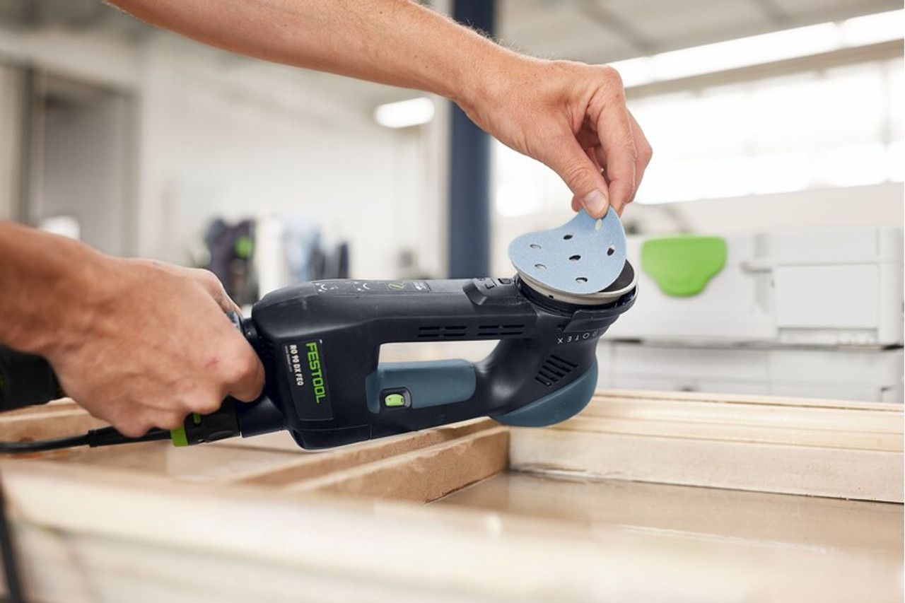 Festool Abrasives Systainer³ Granat D90/V93 GR SYS For RO 90 DX