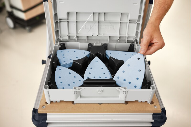 Festool Abrasives Systainer³ Granat D225 GR SYS for PLANEX LHS 2 225 EQ(I), PLANEX 225 EQ, PLANEX LHS-E 225 easy, PLANEX LHS 2-M 225 EQ long-reach sanders