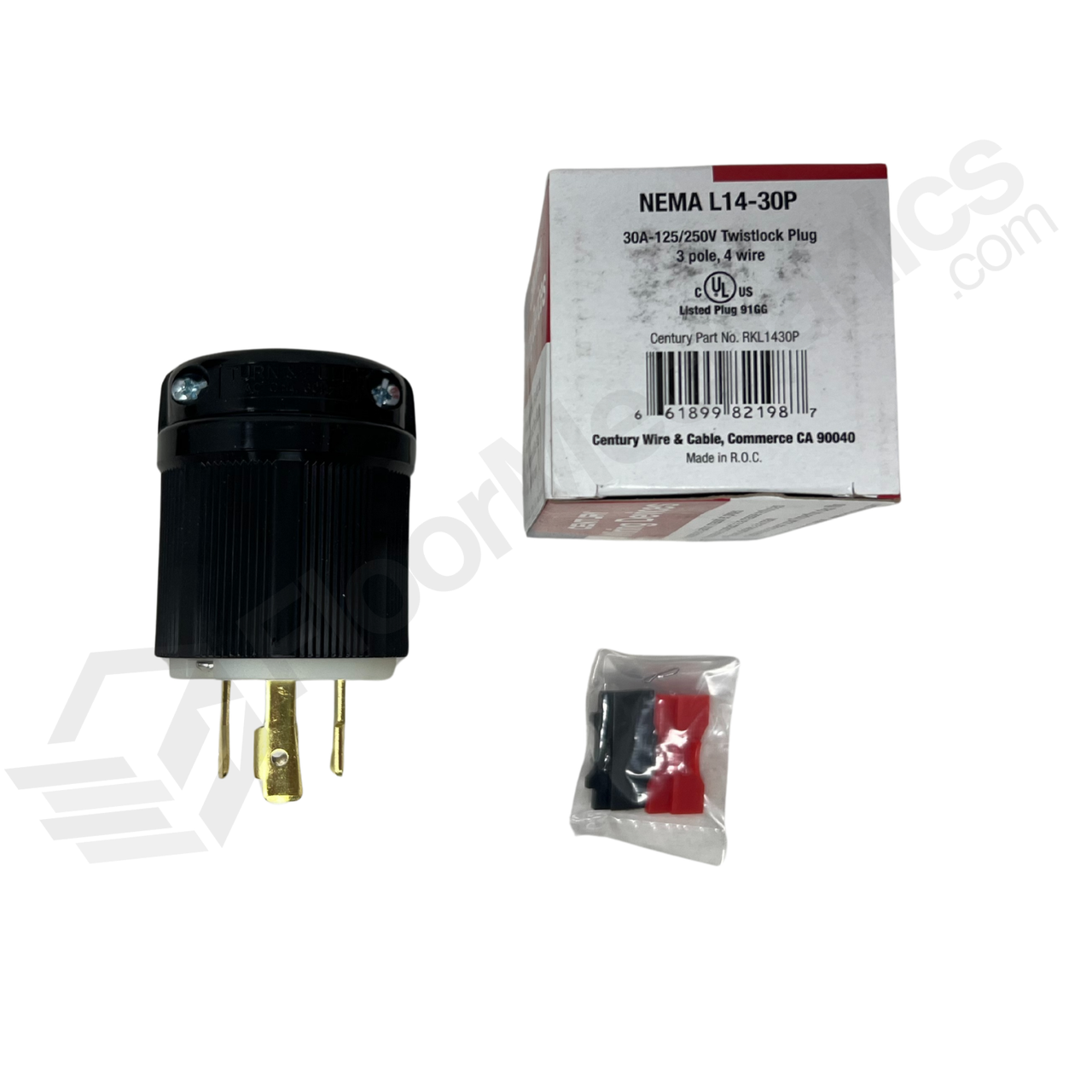 L 1 4-30P 30A 125/250V 3Pole 4Wire Twistlock Plug