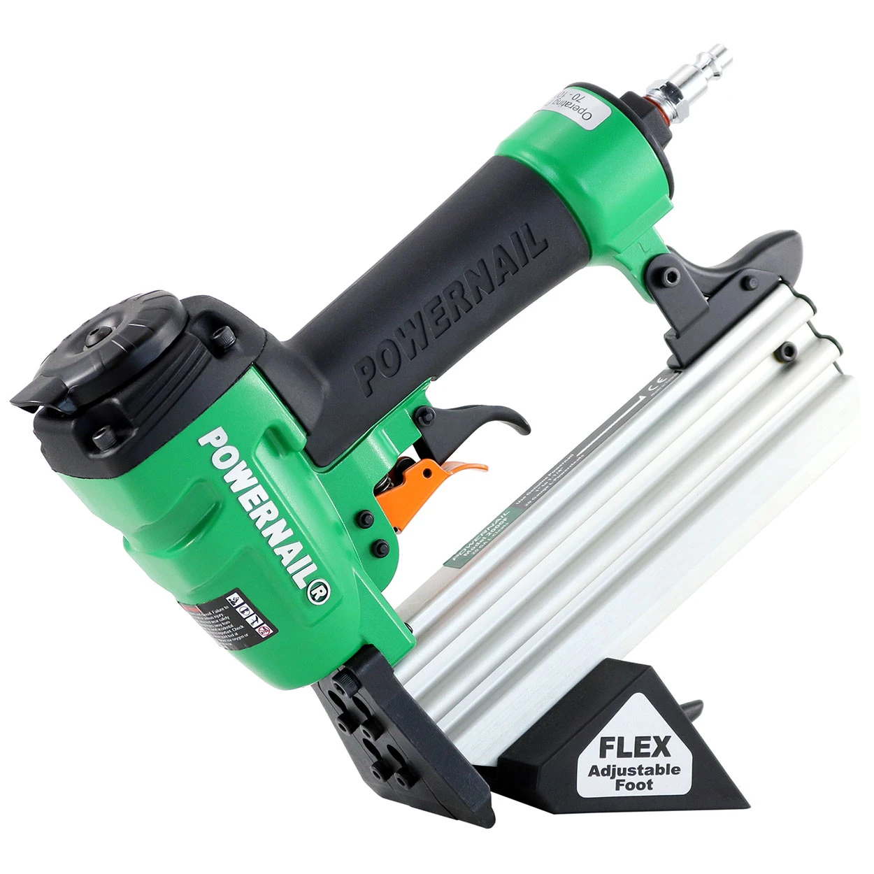 Powernail Model 2000FKIT Trigger Pull Pneumatic 20-Gauge L-Cleat Nailer for Tongue and Groove Engineered Floors with Adjustable Foot