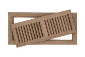 Custom Flush Mount Wood Floor Vent