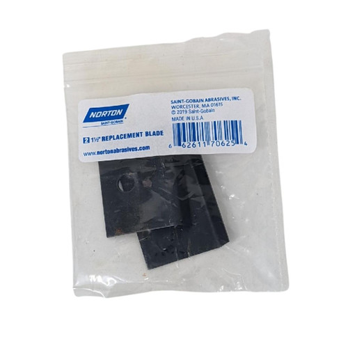 Norton Hand Scraper Replacement Blades - 1-1/2" Blade - 2 blades Norton Hand Scraper Replacement Blades - 1-1/2" Blade - 2 blades