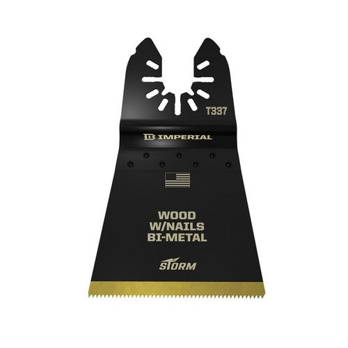 Imperial 2 1/2" Wood w/Nails BM TiN STORM Blade Imperial 2 1/2" Wood w/Nails BM TiN STORM Blade
