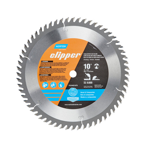 Norton Clipper Circular Saw Blade - 10" 60T Norton Clipper Circular Saw Blade - 10" 60T