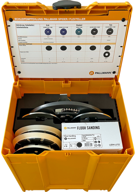 Yellow Tanos Pallmann Triple Disk Plate 