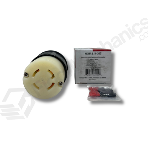 L 14-30C 30A 125/250V 3Pole 4Wire Twistlock Connector