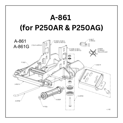 A861 Roller Base