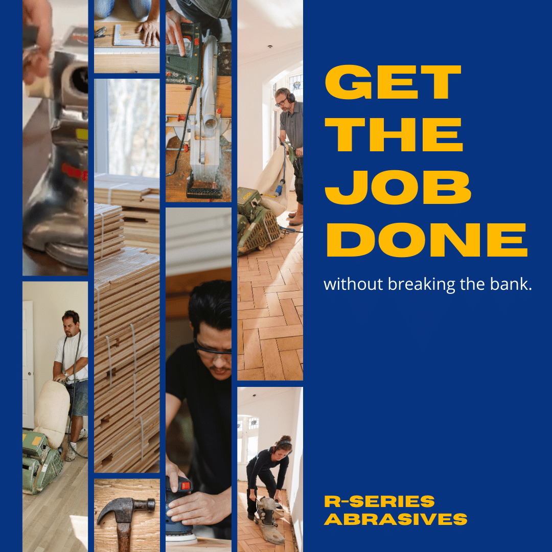 Get the job done without breaking the bank: R-Series Floor Sanding Abrasives