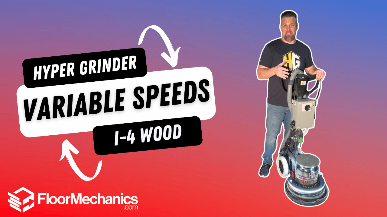 Hyper Grinder I-4: Power Meets Precision in Wood Floor Grinding