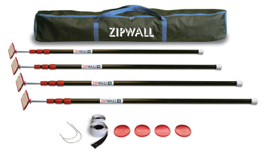 Zip Wall ZipPole 4-Pack