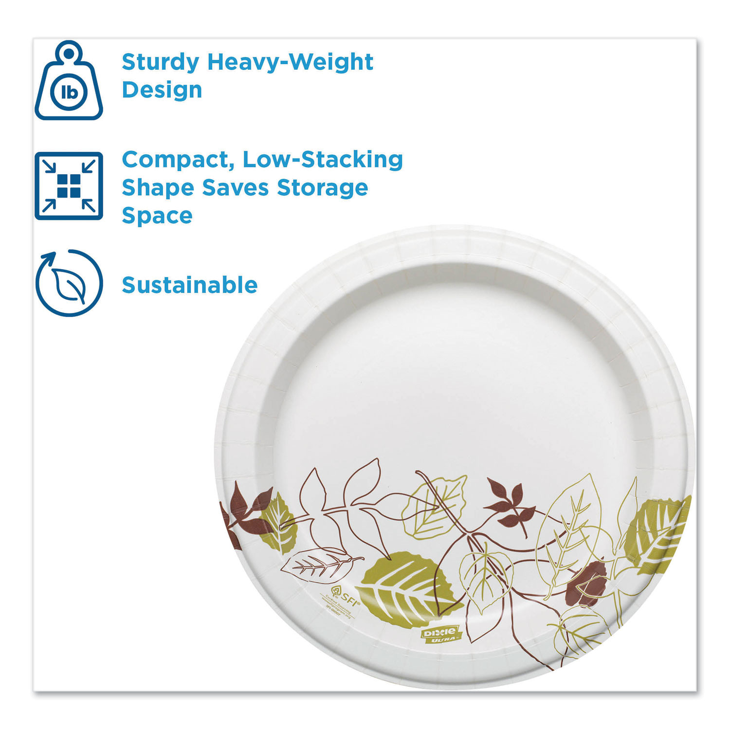 Pathways Soak-Proof Shield Mediumweight Paper Plates by Dixie