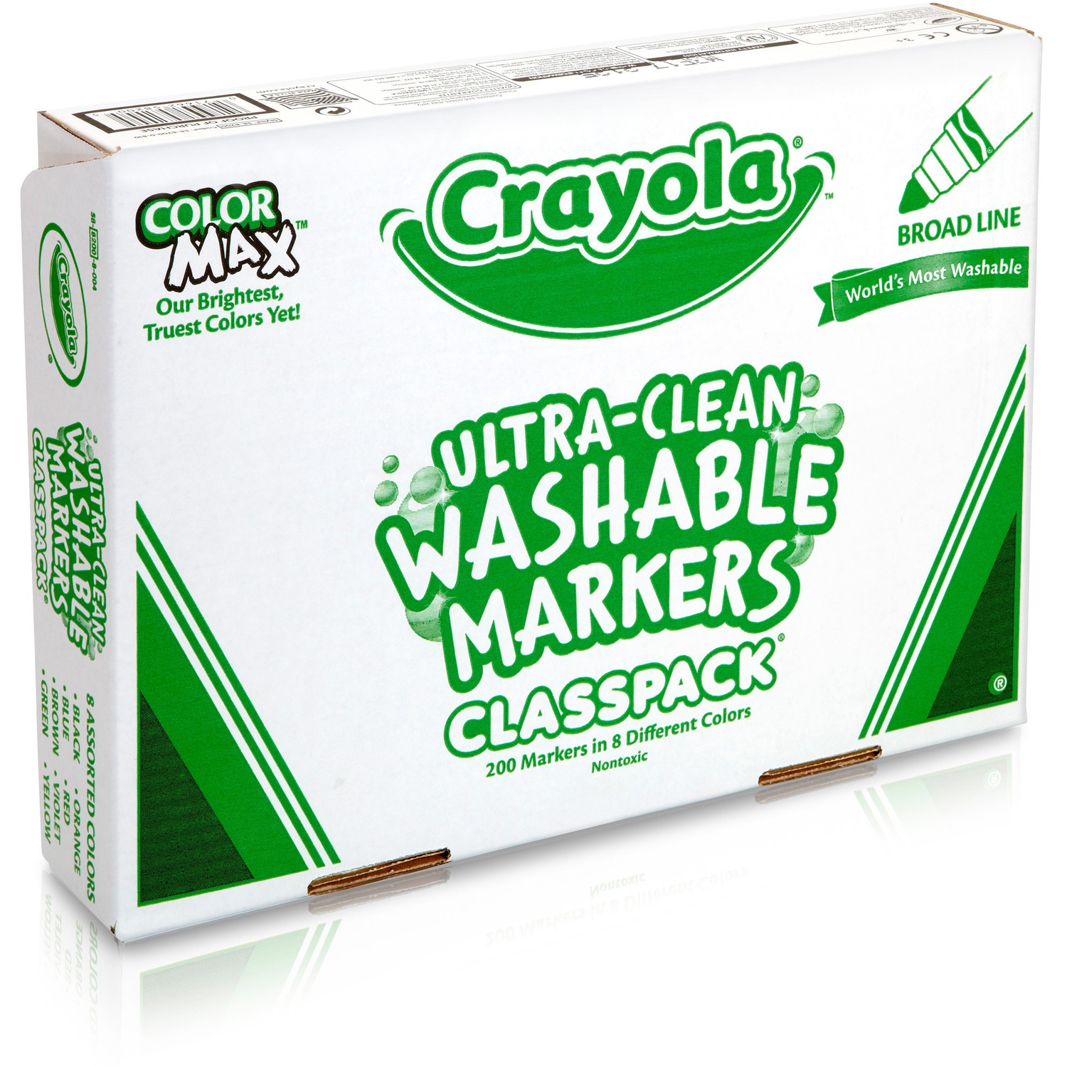 Crayola Ultra-Clean Washable Marker - Black, Broad Tip