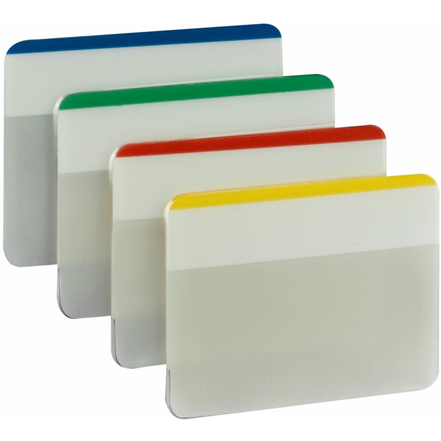 Post-it Tabs 1 Tabs, 1/5-Cut Tabs, Assorted Brights, 1 Wide, 66/Pack
