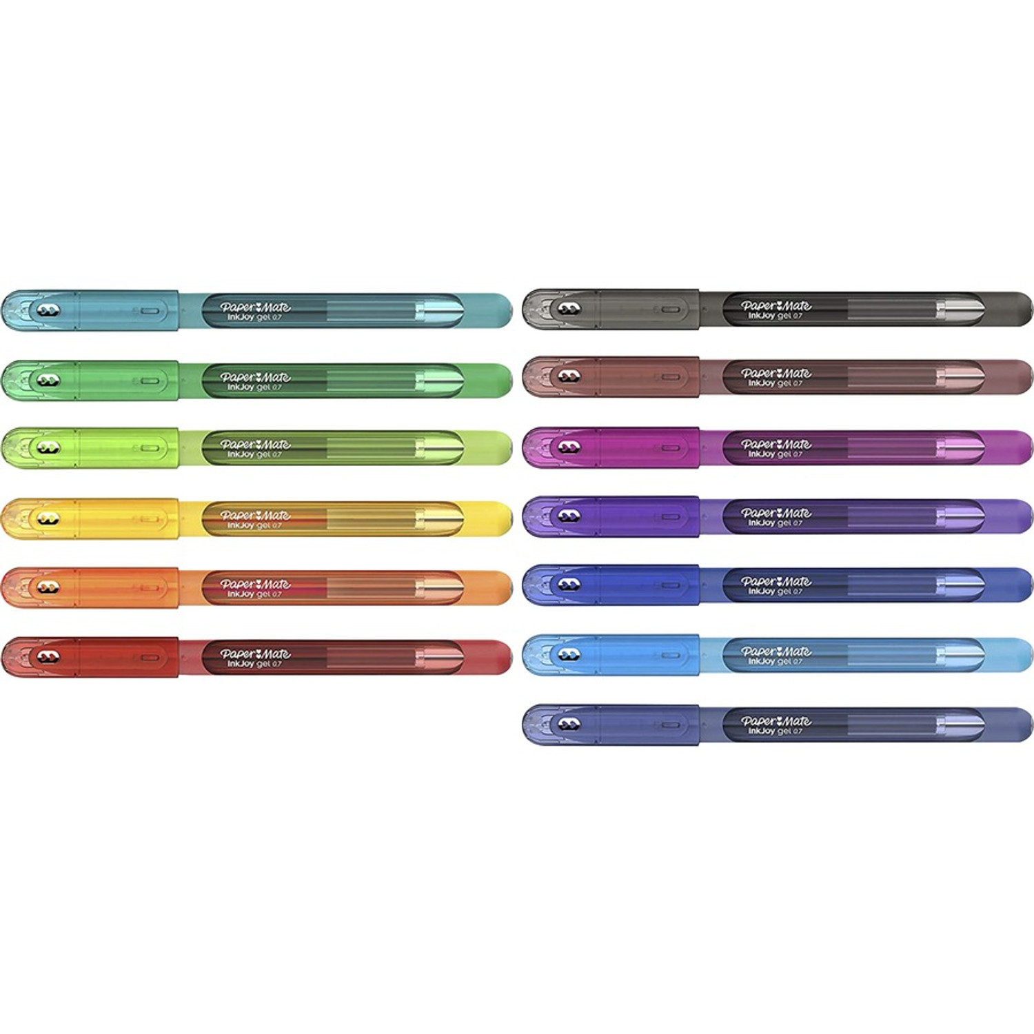 Paper Mate InkJoy Gel Medium Point Pens, Assorted Ink - 14 pack