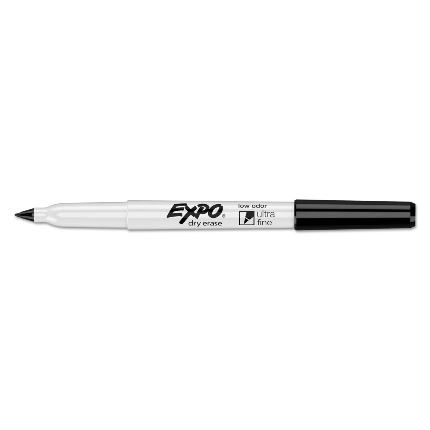 Low-Odor Dry Erase Marker Office Value Pack, Extra-Fine Bullet Tip, Black,  36/Pack