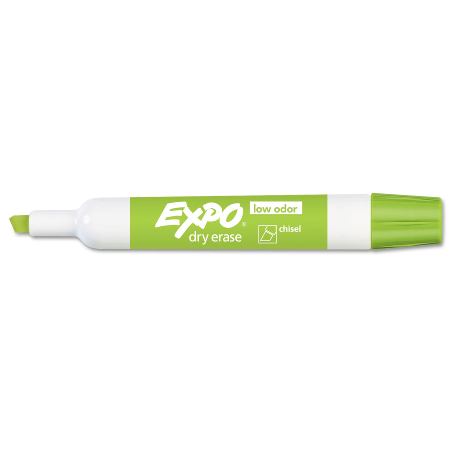 Expo Low Odor Dry Erase Vibrant Color Markers, Broad Chisel Tip, Assorted Colors, 36/Pack