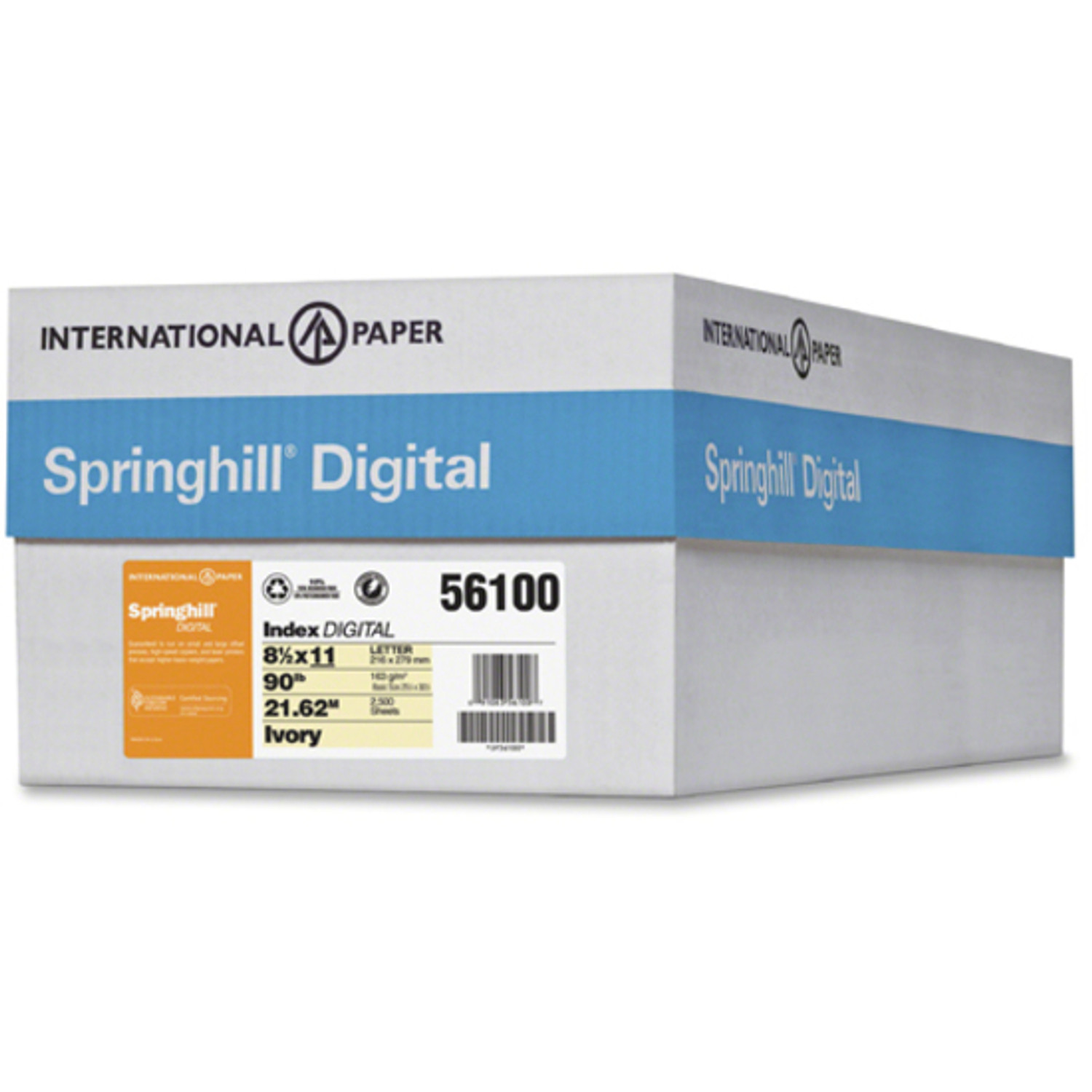 Digital Index White Cardstock, 92 Bright, 90lb, 11 X 17, White, 250/pack 