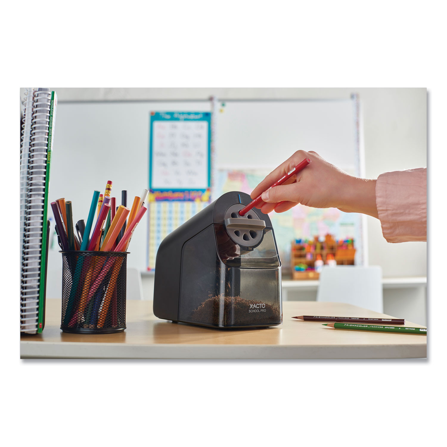 X-ACTO Model 1670 School Pro Classroom Electric Pencil Sharpener