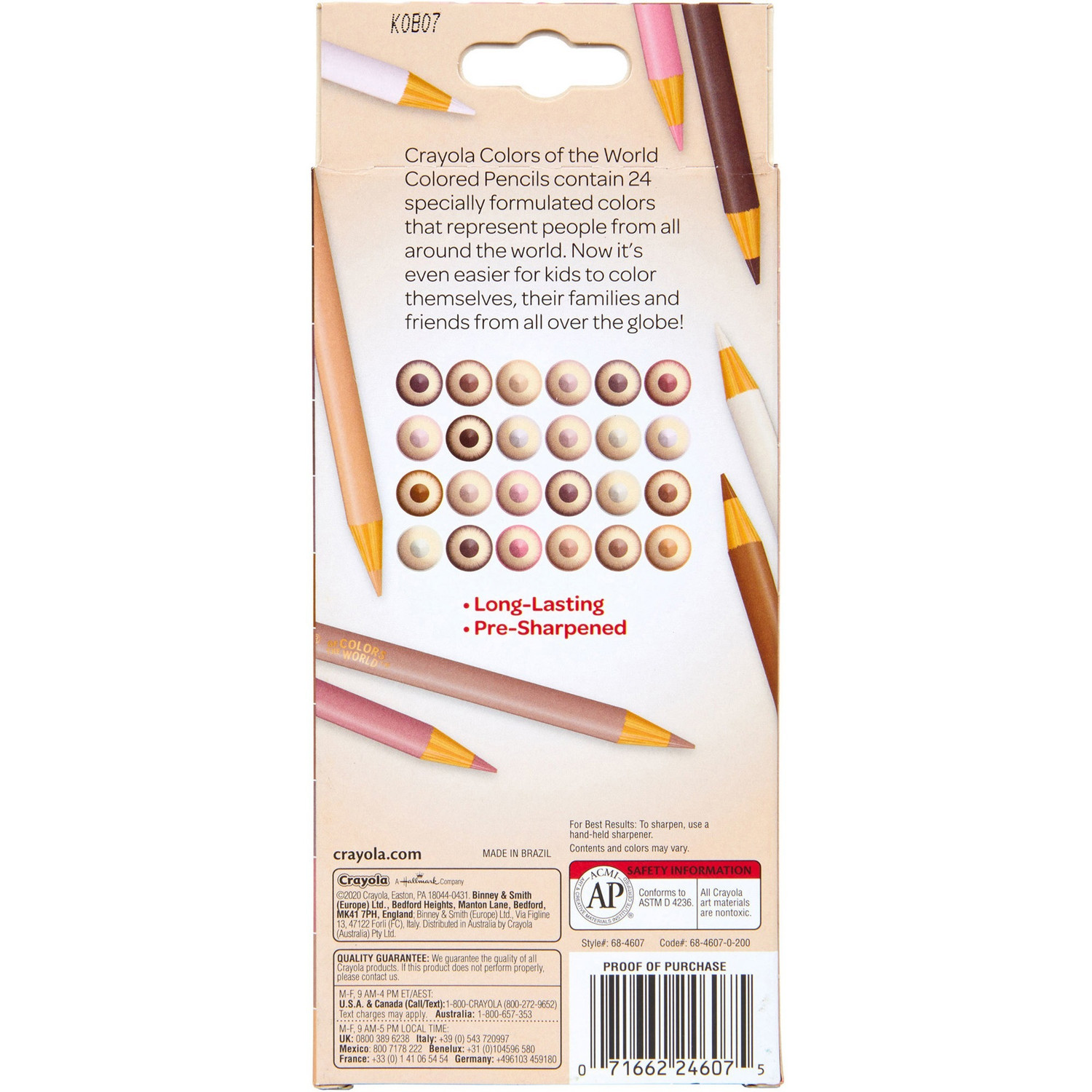 Crayola Colors of Kindness Pencils (cyo-682114)