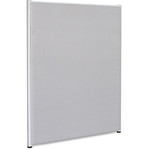 Lorell Panel System Partition Fabric Panel - 48.4" Width x 71" Height - Steel Frame - Gray Product Image 