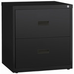 Lorell Value Lateral File - 2-Drawer - 30" Width x 18.6" Depth x 28.1" Height - 2 x Drawer(s) for File - A4, Letter, Legal - Interlocking, Ball-bearing Suspension, Adjustable Glide, Locking Drawer - (LLR60557) Product Image 