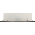 Lorell Relevance Series Modesty/Privacy Panel - 49.2" Width x 15.7" Height - Clear Product Image 