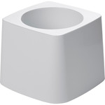 Rubbermaid Commercial Toilet Bowl Brush Holder - Vertical - Polypropylene - White Product Image 