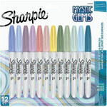 Sharpie Mystic Gems Permanent Markers - Fine Marker Point - Multi Ink - (SAN2136729) Product Image 
