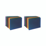 Smead Moisture-Resistant File Pockets, 1" Expansion, Letter Size, Assorted Colors, 10/Pack View Product Image