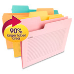Smead SuperTab 1/3 Tab Cut Letter Recycled Top Tab File Folder (SMD11650) View Product Image